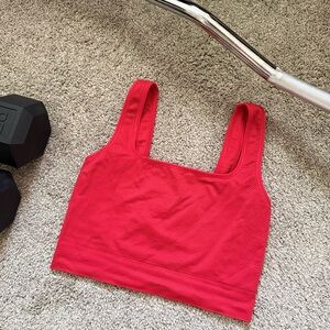 Red Bra Tank Top